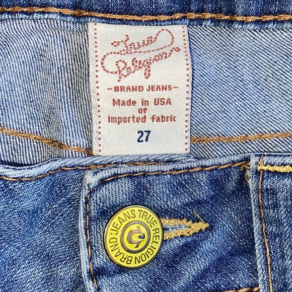 True Religion Blue Jeans Size 27 - Picture 2 of 13